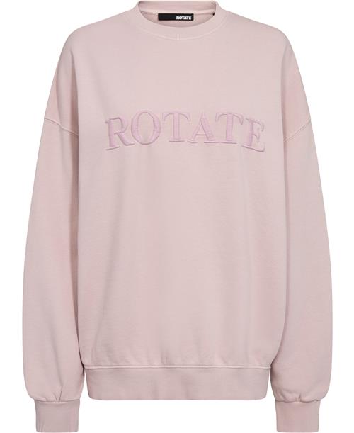 ROTATE Birger Christensen Sweat Logo Crewneck Kvinde Fairy Tale Sweatshirts Str XS - hos Magasin