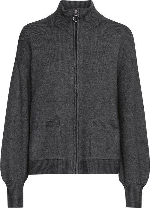 Fransa Frelvira CAR 2 Kvinde Charcoal Melange Cardigans Loose Fit Str L - hos Magasin