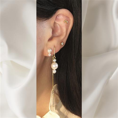 The Earring Shop Horizon Hook Threader One size - Ørehænger hos Magasin