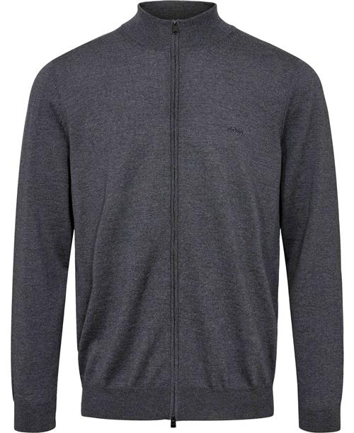 Se BOSS Balonsol Mand Medium Grey Cardigans Str S - hos Magasin ved Magasin