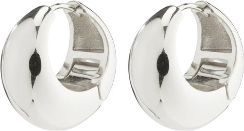 Pilgrim Ioanna Recycled Chunky Hoops Silverplated one size - Creoler hos Magasin