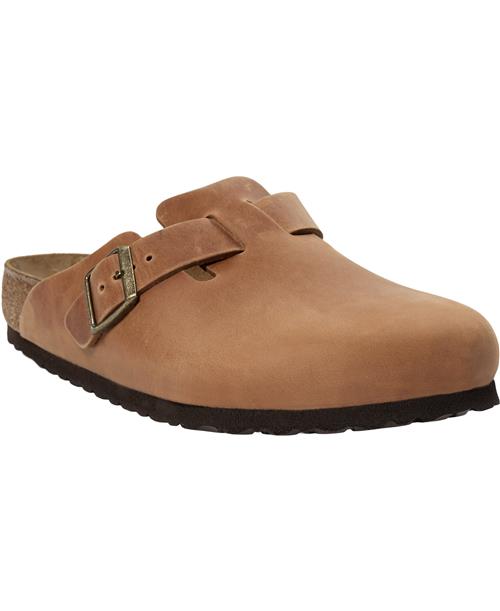 Birkenstock Boston Leoi Cognac Mand Cognac Sandaler Str 46 - hos Magasin