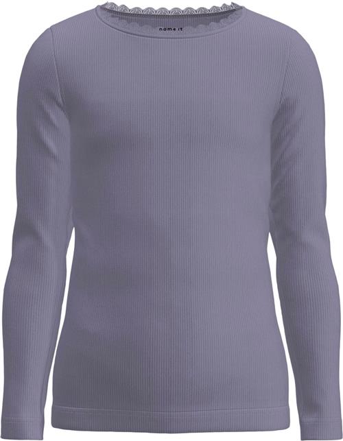 Name It Nmfkab LS TOP Noos Str 110 - Heirloom Lilac/melange Bluser hos Magasin