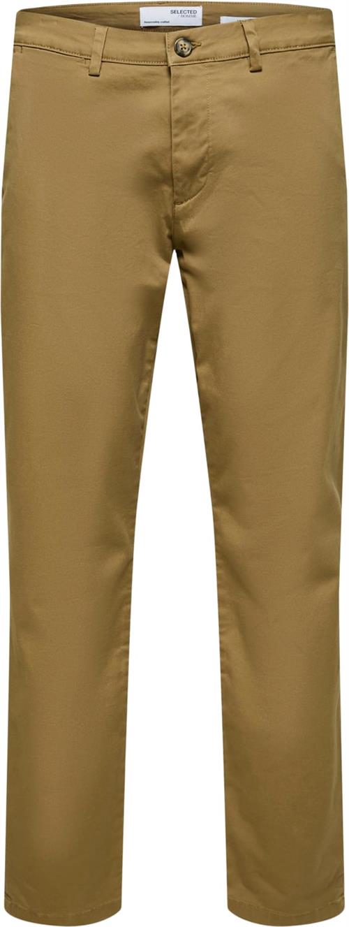 Se Selected Homme Slhslimnew Miles 175 Flex Chino W Mand Ermine Chinos Str "31/""34" - hos Magasin ved Magasin