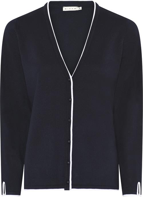 Se Micha BB Cardigan_ Bbviscoseknitw.Ed Kvinde Navy Cardigans Str M - hos Magasin ved Magasin