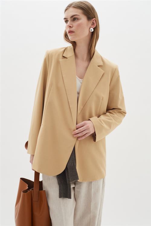 Se InWear Naxaiw Blazer Kvinde Alabaster Blazere Str 40 - hos Magasin ved Magasin