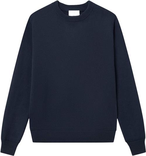 Se Les Deux Gary Cotton Knit 2.0 Mand Dark Navy Sweaters Str XXL - hos Magasin ved Magasin