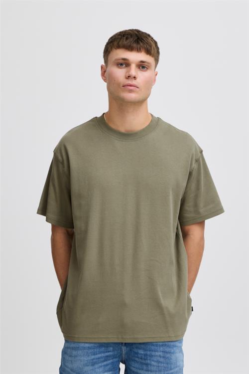 !Solid Sddanton SS Tee Mand Deep Lichen Green Kortærmede T-shirts Str M - hos Magasin