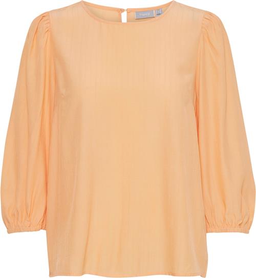 Fransa Frzola BL 3 Kvinde Apricot Wash Kortærmede Bluser Str XXL - hos Magasin