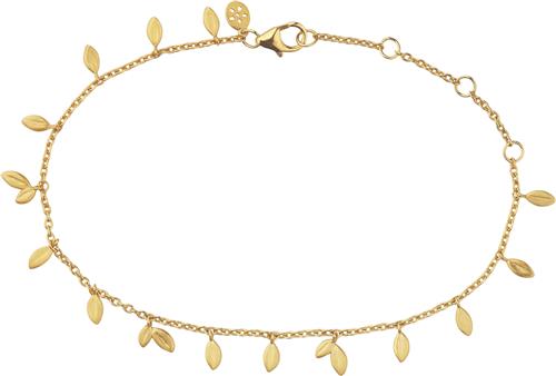 Se ByBiehl Jungle Vine Bracelet GP - Kædearmbånd Med Vedhæng hos Magasin ved Magasin