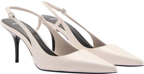 Se MANGO Pointed toe Heel Shoes Kvinde White Slingbacks Str 41 - hos Magasin ved Magasin