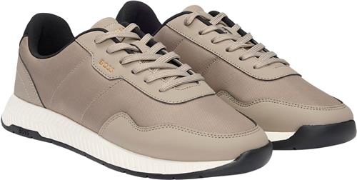 BOSS Titanium_Runn_Nypu Mand Dark Beige Sneakers Str 43 - hos Magasin