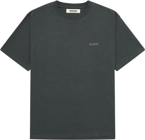 Woodbird Wbbaine Base tee Mand Forrest Green Kortærmede T-shirts Str L - Bomuld hos Magasin