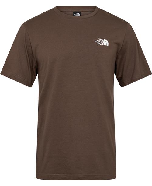 The North Face M S/S Simple Dome TEE Smokey Brown Mand Smokey Brown Kortærmede T-shirts Str XL - hos Magasin