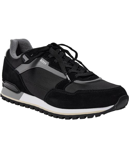 BOSS Parkourl_Runn_Sdnyt Mand Charcoal Sneakers Str 46 - hos Magasin