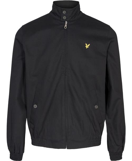 Lyle and Scott Harrington Jacket Mand Jet Black Overgangsjakker Str XL - Bomuld hos Magasin