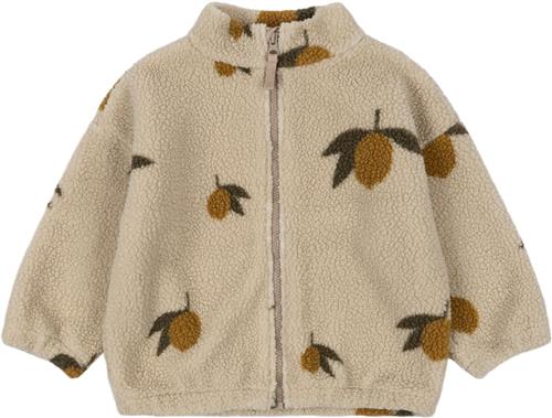 Konges Sløjd Jody Teddy Jacket GRS Str 4Y - Mon Grand Citron Fleece Bomuld hos Magasin