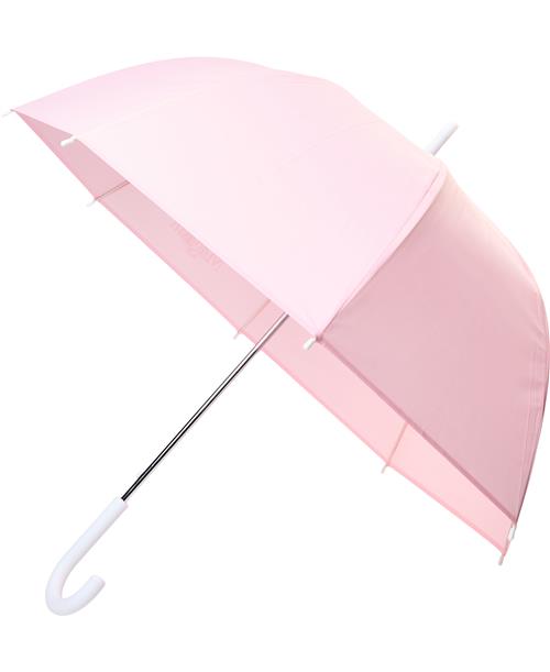 Magasin du Nord Collection Magasin Umbrella Transparent Pink Dome White Logo ONE SIZE Paraplyer