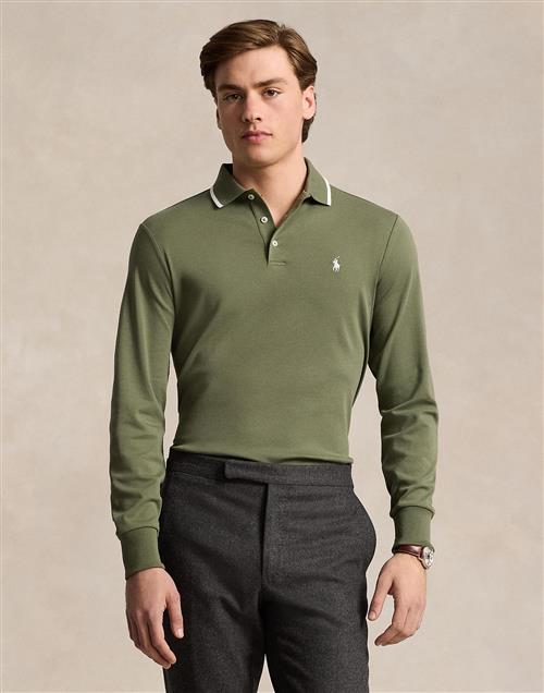 Polo Ralph Lauren 50/1 Interlocklsl-psh Mand Garden Trail Langærmede Poloer Str L - hos Magasin