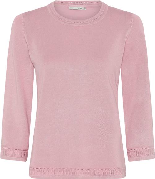 Micha BB Jumper_ BB Viscose Knit Kvinde Rose Sweaters Str L - hos Magasin