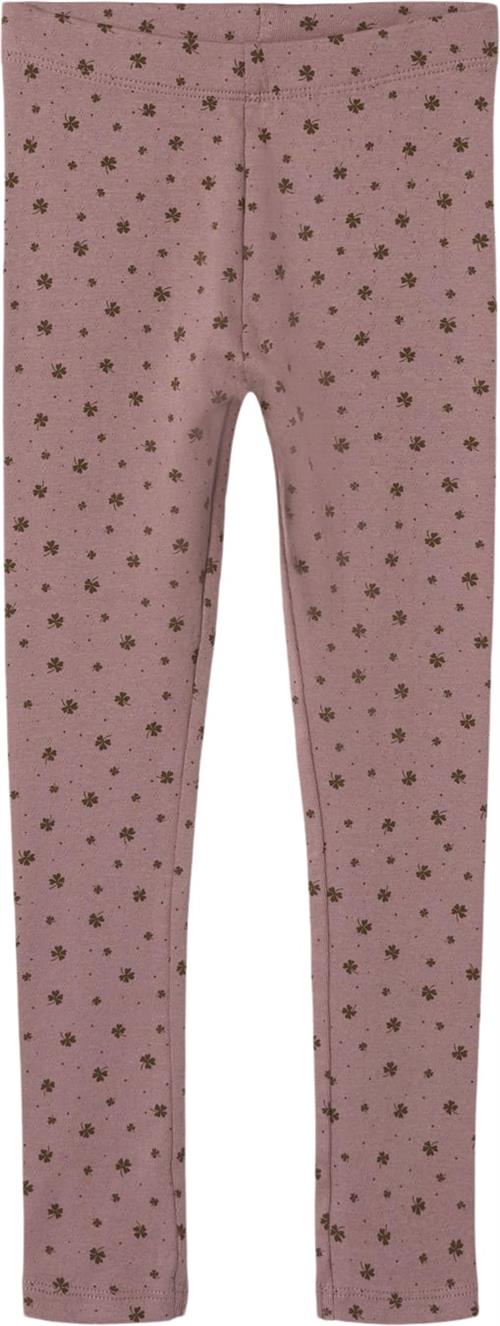 Name It Nmfnoella Slim Legging Str 98 - Twilight Mauve Leggings hos Magasin