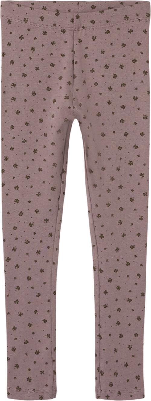 Name It Nmfnoella Slim Legging Str 86 - Twilight Mauve Leggings hos Magasin