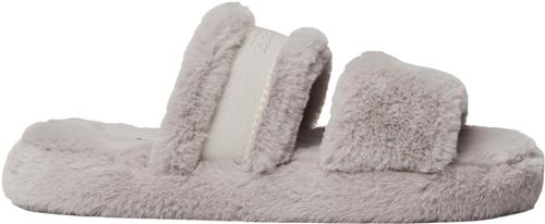 Se Tommy Hilfiger Hilfiger FUR Basics Slipper Kvinde Grey Whisper Hjemmesko Str 37/38 - hos Magasin ved Magasin