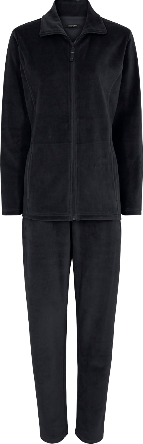 Decoy Decoy Velour Homewear set Pyjamassæt Str S - hos Magasin