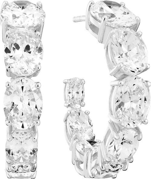 Sif Jakobs Jewellery Ellisse Creolo Grande Earrings ONE SIZE - Creoler hos Magasin