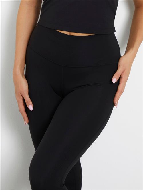 GUESS Marika Mini Flare Leggings Kvinde Jet Black A996 Leggings Str L - hos Magasin