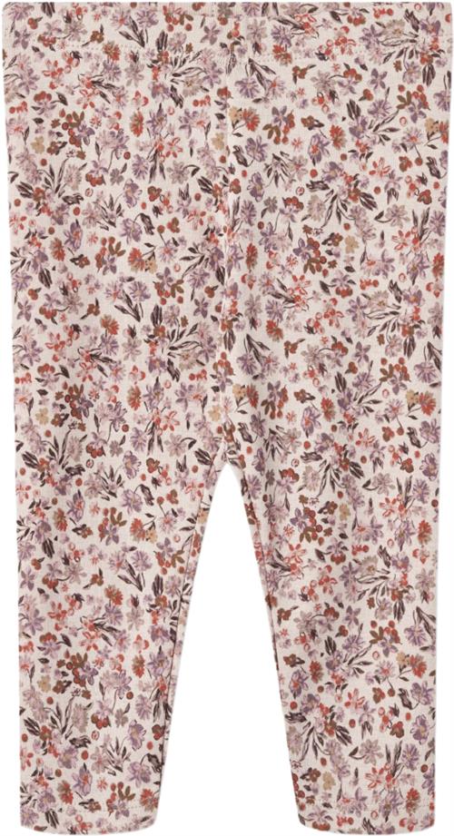 Se Wheat Jersey Leggings Jules Str 62/3m - Pale Rose Flowers Leggings Bomuld hos Magasin ved Magasin