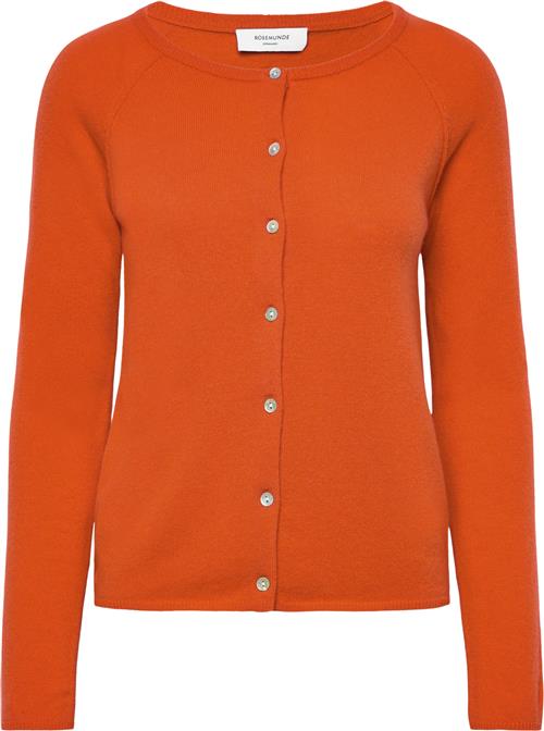 Se Rosemunde Wool & Cashmere Cardigan Kvinde Cherry Tomato Cardigans Str XL Cashmere - hos Magasin ved Magasin