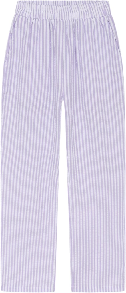 Se Grunt Tenna Striped Pant Str S/10Y - Purple Bukser hos Magasin ved Magasin