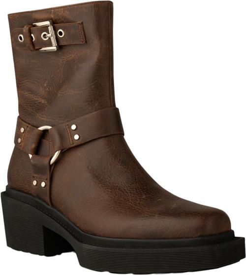 Shoe The Bear Stbamina Biker Kvinde Dark Brown Cowboy & Biker Str 41 - hos Magasin