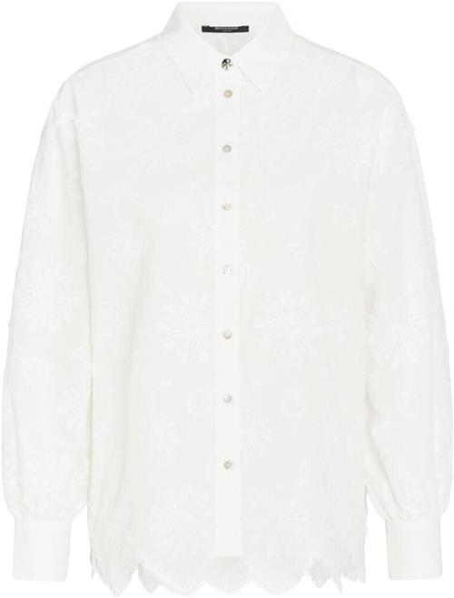 Bruuns Bazaar Prunusbbfelina Shirt Kvinde White Skjorter Str 42 - Bomuld hos Magasin