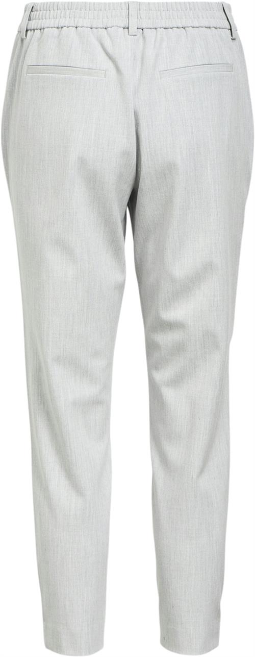 Se Object Objlisa Slim Pant Noos Kvinde Light Grey Melange Bukser Med Smalle Ben Str 36 - hos Magasin ved Magasin