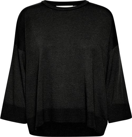 InWear Ilzeiw Pullover Kvinde Black Sweaters Casual Fit Str S - hos Magasin