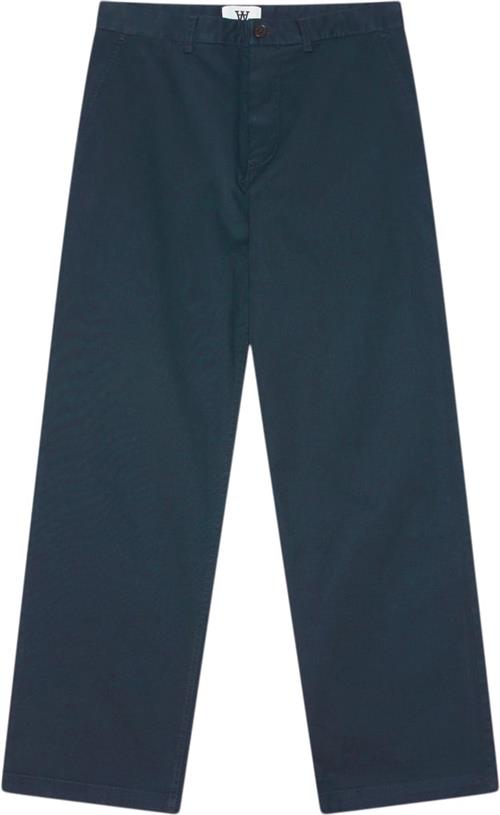 Se Wood Wood Silas Classic Trousers Mand Navy Chinos Str 33 - Bomuld hos Magasin ved Magasin