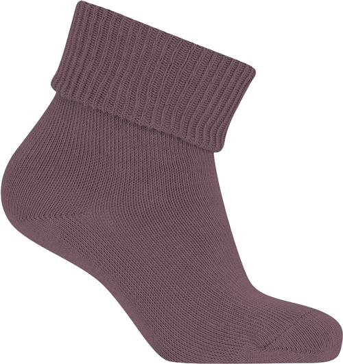 Melton Cotton Socks With Antislip Str 15/16 - Blå Strømper hos Magasin