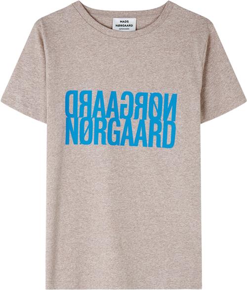 Mads Nørgaard - Copenhagen Single Organic Trenda P Tee Kvinde Grå Kortærmede T-shirts Str M - hos Magasin