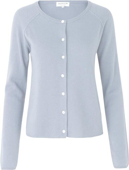 Rosemunde Wool & Cashmere Cardigan ls Kvinde Heather Sky Cardigans Str M Cashmere - hos Magasin