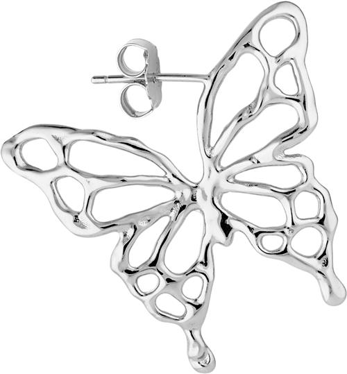 Jane Kønig Butterfly Earring One Size - Ørestikker hos Magasin