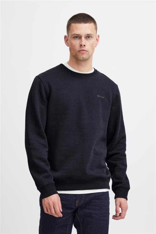 Blend Bhdownton Crew Neck Sweatshirt Regu Mand Dark Navy Sweatshirts Str XL - hos Magasin