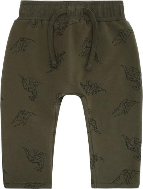 The New Tnslaurent Sweatpants Str 92 cm - Ivy Green Dino Ao Bukser Bomuld hos Magasin