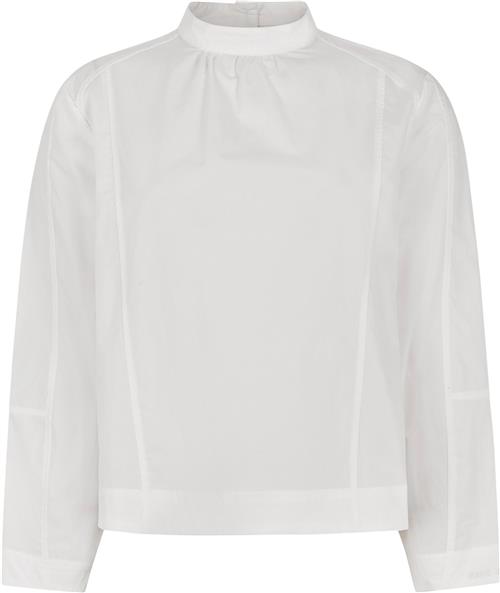 esmé studios Esrosa LS Blouse Kvinde Snow White Langærmede Bluser Str XS - hos Magasin