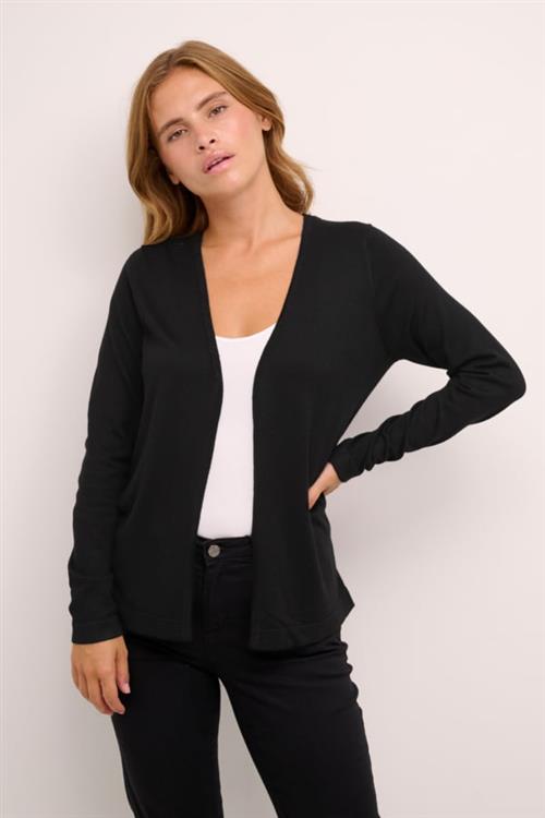 Kaffe Kafenia Astrid Cardigan Kvinde Sort Cardigans Regular Fit Str M - Nylon hos Magasin