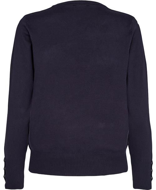 Micha BB Jumper_BB Springviscoseknit Kvinde Navy Sweaters Str XL - hos Magasin