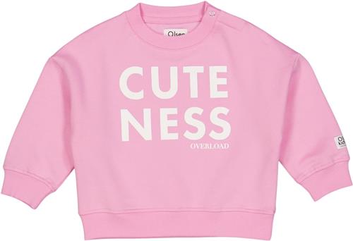 Müsli by Green Cotton Olsen Kids Cuteness Sweatshirt Baby Str 92 - Bonbon Bluser Bomuld hos Magasin