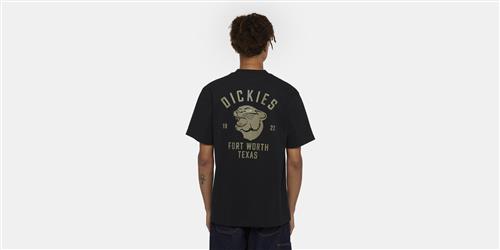 Dickies Dickies Panther TEE SS Black Mand Black Kortærmede T-shirts Str M - hos Magasin