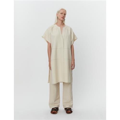 DAY Birger et Mikkelsen Garson Bonded Viscose Blend Kvinde Cloud Cream Tunikaer Str 36 - hos Magasin